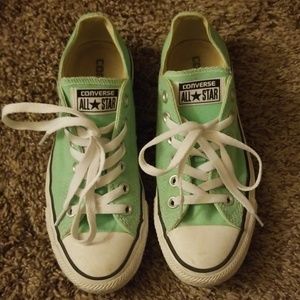 Mint colored converse